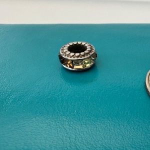 Vintage Multi Amber stones charm